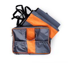 Charger l'image dans la galerie, Bud'z Housse De Protection Pour Sièges D'auto, Gris Et Orange 53"x63"
