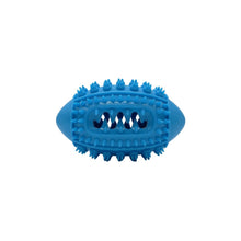 Charger l'image dans la galerie, Bud'z Jouet en caoutchouc pour chien - Ballon de football - Bleu - 15 cm
