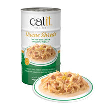 Charger l'image dans la galerie, Garnitures Catit Divine Shreds - Poulet avec foie et brocoli en gelée - 4 x conserves de 85 gr
