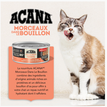Charger l'image dans la galerie, Conserve pour chat ACANA Morceaux dans le bouillon Recette au saumon et au poulet
