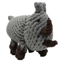 Charger l'image dans la galerie, Define Planet Jouet pour chien en coton naturel "Cottonpals" - Marshal le rhino

