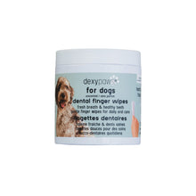 Charger l'image dans la galerie, Dexypaws Lingettes doigt pour chien - Soins Dentaires - Sans parfum - Paquet de 100
