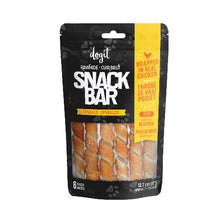 Charger l'image dans la galerie, Dogit Gâteries Snack Bar - Spirales de peau de bœuf enrobées de poulet - 12,7 cm - Paquet de 6
