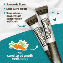 Charger l'image dans la galerie, Gâteries Lickables Living World pour petits animaux - Saveur de carotte / aneth - 5 tubes (10 gr)
