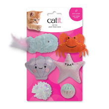 Charger l'image dans la galerie, Jouet Catit pour chats - Créatures de la mer - Paquet de 6
