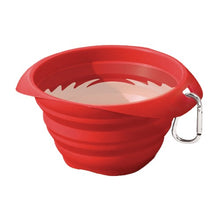Charger l'image dans la galerie, Kurgo Bol rétractable en silicone Collaps-A-Bowl, Rouge
