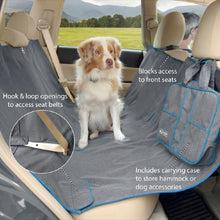 Charger l'image dans la galerie, Kurgo Housse pour la voiture Heather style hamac, Gris charbon
