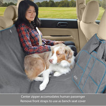 Charger l'image dans la galerie, Kurgo Housse pour la voiture Heather style hamac, Gris charbon
