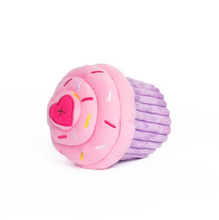 Charger l'image dans la galerie, Jouet pour chien peluche Zippy Paws - Cupcake rose
