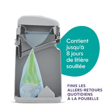 Charger l'image dans la galerie, Litter Genie Poubelle à litière pour chat Easy Roll
