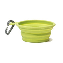 Charger l'image dans la galerie, Messy Mutts Bol en silicone rétractable - Vert
