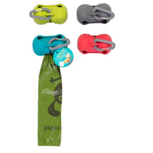 Charger l'image dans la galerie, Messy Mutts Distributeur à sacs de ramassage en silicone, Vert
