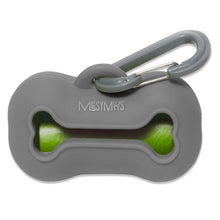 Charger l'image dans la galerie, Messy Mutts Distributeur à sacs de ramassage en silicone, Gris
