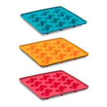 Charger l'image dans la galerie, Messy Mutts Moule à sucettes glacées en silicone avec cadre (12 friandises), Melon
