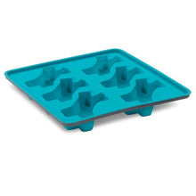 Charger l'image dans la galerie, Messy Mutts Moule à sucettes glacées en silicone avec cadre (6 friandises) - Bleu
