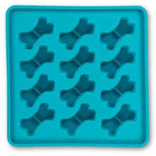 Charger l'image dans la galerie, Messy Mutts Moule à sucettes glacées en silicone avec cadre (12 friandises) - Bleu
