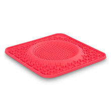 Charger l'image dans la galerie, Messy Mutts Tapis d'alimentation thérapeutique en silicone avec bol intégré, Melon
