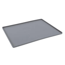 Charger l'image dans la galerie, Messy Mutts Tapis en silicone avec rebords élevés, Gris
