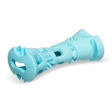 Charger l'image dans la galerie, Messy Mutts "Totally Pooched, Chew N' Stuff" Jouet os en caoutchouc pour chien, Bleu
