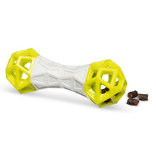 Charger l'image dans la galerie, Messy Mutts "Totally Pooched, Flex 'N Squeak" Jouet os en caoutchouc pour chien, Bleu
