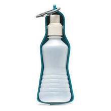 Charger l'image dans la galerie, Messy Mutts abreuvoir de voyage en plastique, Bleu
