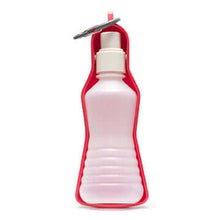 Charger l'image dans la galerie, Messy Mutts abreuvoir de voyage en plastique, Rouge
