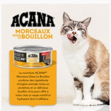 Charger l'image dans la galerie, Conserve pour chat ACANA  Morceaux dans le bouillon Recette au poulet et au thon
