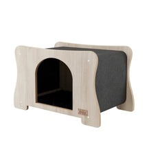 Charger l'image dans la galerie, Noba Origin La Maison Hamac - Hamac et cachette griffable pour chat - Gris
