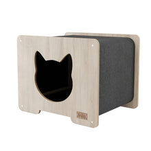 Charger l'image dans la galerie, Noba Origin La hutte Noba - Cachette griffable pour chat - Gris

