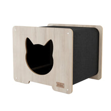 Charger l'image dans la galerie, Noba Origin La hutte Noba - Cachette griffable pour chat - Noir
