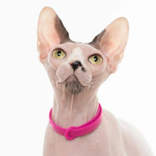 Charger l'image dans la galerie, Nuvuq Collier ajustable avec attache de sécurité pour chat, Rose framboise
