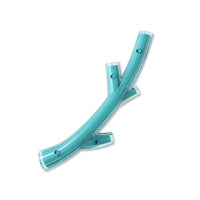 Charger l'image dans la galerie, Bâton Duo Zeus, parfum de poulet, turquoise, petit, 23 cm (9 po)
