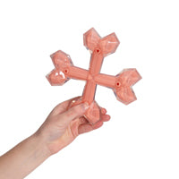 Charger l'image dans la galerie, Os croisés Duo Zeus, parfum de poulet, corail, 15 cm (6 po)
