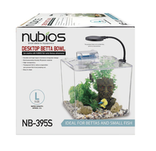 Charger l'image dans la galerie, Aquarium carré NUBIOS LG 12 LITRES, (3,7 gal)
