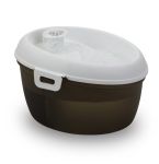 Charger l'image dans la galerie, Cat H2O- Fontaine abreuvoir pour chat 1.2 litres blanche et noire
