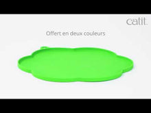 Charger et lire la vidéo dans la visionneuse de la Galerie, Catit abreuvoir avec fleur 3 Litres avec napperon et bol interactif + CADEAUX
