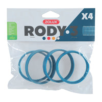 Charger l'image dans la galerie, Bague de raccordement Rody 3, bleue, paquet de 4
