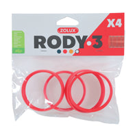 Charger l'image dans la galerie, Bague de raccordement Rody 3, rouge, paquet de 4
