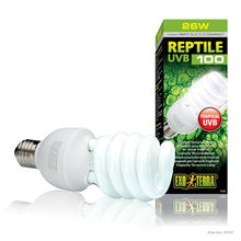 Charger l'image dans la galerie, Ampoule fluocompacte UVB100 Exo Terra, 26 W - Boutique Le Jardin Des Animaux -Eclairage reptileBoutique Le Jardin Des AnimauxPT2187

