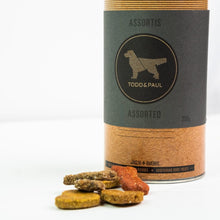 Charger l'image dans la galerie, Biscuits végétariens - Saveurs assorties - Todd &amp; Paul, 200g - Boutique Le Jardin Des Animaux -Gâterie pour chienBoutique Le Jardin Des Animaux

