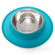 Charger l'image dans la galerie, Bol en silicone simple avec bol en acier inoxydable, très grand, bol de 6 tasses, 4 couleurs - Boutique Le Jardin Des Animaux -Accessoires de nourrissageBoutique Le Jardin Des Animaux
