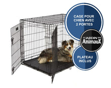 Charger l'image dans la galerie, Cage métallique pour chien. 42” X 27” X 29” - Boutique Le Jardin Des Animaux -CageBoutique Le Jardin Des AnimauxBZ10681
