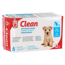Charger l'image dans la galerie, Couches jetables Dogit Clean, petites, paquet de 12 - Boutique Le Jardin Des Animaux -entrainement proprrtéBoutique Le Jardin Des Animaux70501
