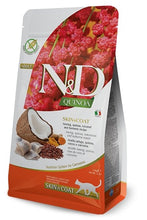Charger l'image dans la galerie, FARMINA SANS GRAINS QUINOA ET HARANG, PEAU &amp; POILS, POUR CHAT ADULTE - Boutique Le Jardin Des Animaux -Nourriture chatBoutique Le Jardin Des AnimauxFA03581
