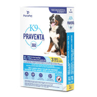 K9 Praventa 360 traitement contre les puces et les tiques pour chiens de très grande taille plus de 25 kg, 3 ou 6 tubes - Boutique Le Jardin Des Animaux -anti-parasitaire pour chatBoutique Le Jardin Des Animaux73863