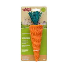 Charger l'image dans la galerie, Living World Nibblers jouet à gruger en feuille d'épi de maïs et raphia, carotte pour petit mammifères - Boutique Le Jardin Des Animaux -Gâterie petit mammifèreBoutique Le Jardin Des Animaux61307
