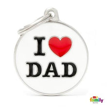 Charger l'image dans la galerie, Médaille collection Charms, "I LOVE DAD", GRAND - Boutique Le Jardin Des Animaux -médailleBoutique Le Jardin Des AnimauxCH17LOVEDAD
