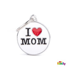 Charger l'image dans la galerie, Médaille collection Charms, "I LOVE MOM", MOYEN - Boutique Le Jardin Des Animaux -médailleBoutique Le Jardin Des AnimauxCH17MLOVEMOM
