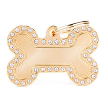 Charger l'image dans la galerie, Médaille collection GLAM, "DORÉE STRASS" GRAND - Boutique Le Jardin Des Animaux -médailleBoutique Le Jardin Des AnimauxBH02GMG
