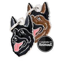 Charger l'image dans la galerie, Médaille pour chien collection Friends, BERGER ALLEMAND, Couleurs variées - Boutique Le Jardin Des Animaux -médailleBoutique Le Jardin Des AnimauxMF14BLACK
